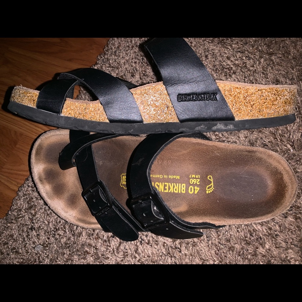 MAYARI BIRKENSTOCK black leather